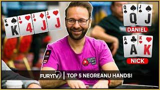 TOP 5 DANIEL NEGREANU WPT POKER HANDS!