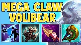 VOLIBEAR... BUT THIS HYBRID STRATEGY IS 100% TOO DUMB! MEGA CLAW VOLIBEAR TOP! League of Legends