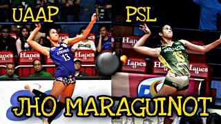 JHOANA MARAGUINOT TOP 10 DESTRUCTIVE SPIKES in UAAP and PSL | BEST SPIKES| ADMU and STA. LUCIA | JHO