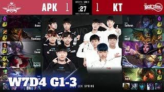APK vs KT - Game 3 | Week 7 Day 4 S10 LCK Spring 2020 | APK Prince vs KT Rolster G3 W7D4