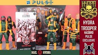 Marvel Legends HYDRA TROOPER Hasbro Pulse Exclusive Figure Comparison