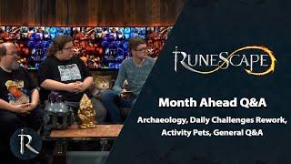 Archaeology, Challenges Rework, Activity Pets and more - RuneScape Month Ahead Q&A (Dec 19)