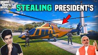 GTA 5 : STEALING PRESIDENT GOLD HELICOPTER WORTH Rs 50,00,00,000 