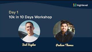 Day 1 of 10k in 10 Days Workshop