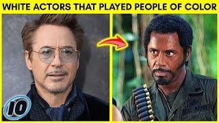 Top 10 White Actors That Played People Of Color In Movies