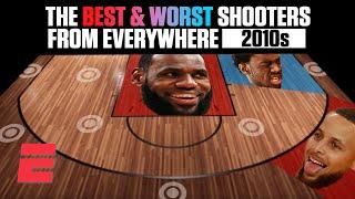 The best and worst NBA shooters of the 2010s from everywhere on the floor