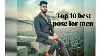 Top 10 Best pose for man ¡¡ looking like a model !! #photoshoot