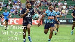 NRL | Top 10 Fastest Players Of 2020 [HD] Updated