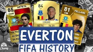 EVERTON FIFA ULTIMATE TEAM HISTORY!! FT. LUKAKU, FELLAINI, ARTETA ETC... (FIFA 10-20)