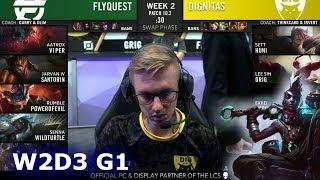 FlyQuest vs Dignitas | Week 2 Day 3 S10 LCS Spring 2020 | FLY vs DIG W2D3