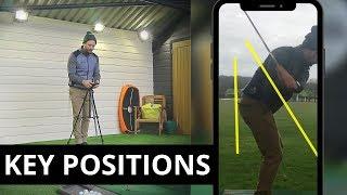 KEY POSITIONS TO CHECK IN YOUR GOLF SWING