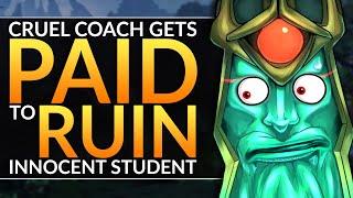 CRUEL Coach PAID TO RUIN an INNOCENT Student - Why You SUCK at Carry Wraith King - Dota 2 Pro Guide