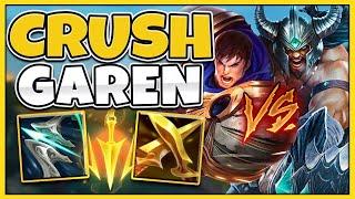 HOW TO MAKE GAREN COMPLETELY USELESS TOP & END IN 15! | Challenger Tryndamere - League of Legends