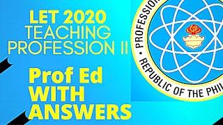 LET REVIEWER 2020 | Teaching Profession Part 2