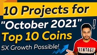 Top 10 Coin For October | Make Huge Profit With 10 Best Cryptocurrency To Invest 2021 | Top Altcoins