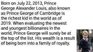 Top 10 Richest Kids In The World!