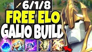 This Galio build is just FREE ELO 