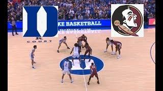 Florida State vs Duke Basketball Game Highlights 2 10 2020