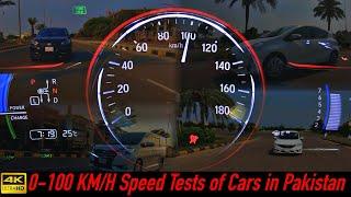 0 to 100 Car Acceleration 2020 | Top 10 PKDM & JDM 0-100 Speed Tests | Cars in Pakistan, 2020