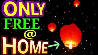 How to make HOT AIR BALLOON at home.100% working model idea Science fair PROJECTS working model