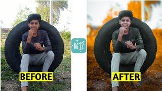 B612 Photo Editing || Blur Background Blur + Color Effect || Ghaus Editz