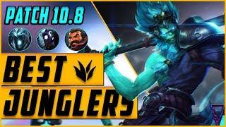 The BEST Junglers For All Ranks! | Patch 10.8 | Tier List League of Legends