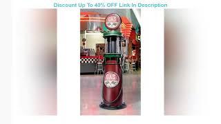 Top 10 Design Toscano Service Station Visible Gas Pump Metal Sculpture, Full Color