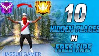 TOP 10 FREE FIRE HIDDEN PLACE RUNK PUSH BERMUDA 
