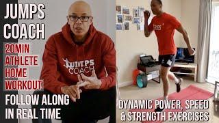 JUMPS COACH  20min home workout in real-time - boost power, technique, reactivity