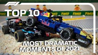 Top 10 Most Dramatic Moments Of The 2021 Lego F1 Season