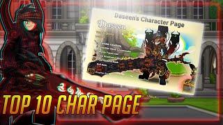 =AQW= En Español TOP 10 CHAR PAGES MARZO 2020 Adventure Quest World