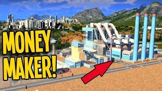 Making Oodles of Cash Money with Industry in Cities Skylines #Teaville