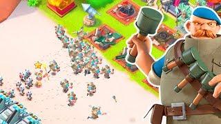 MAXED OUT GRENADIER Attacks in Boom Beach!!