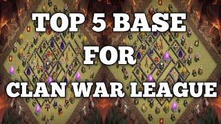 TOP 10 Clan War League Th 10 Base | CWL | Clash of Clans