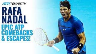 10 EPIC Rafa Nadal ATP Comebacks & Escapes! 