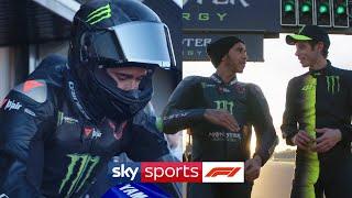 Lewis Hamilton and Valentino Rossi: F1 and Moto GP job swap 