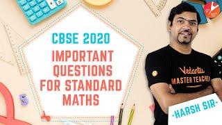 CBSE Class 10 Standard MATHS Important Questions | CBSE 2020 Maths Repeated Questions | Board Exam