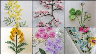 Top 10 Creative & Trendy Needle Thread Flower Hand Embroidery Work For Everything #shorts