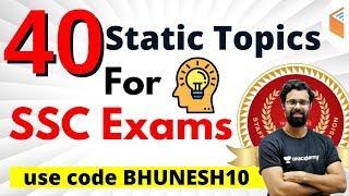 All SSC Exams | Complete Static GK Course | Use Code “BHUNESH10” & Get 10% Off