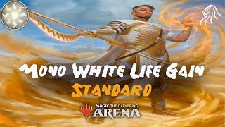 UNYIELDING TOP 10 Mono White Life Gain MTGA BO1 BO3