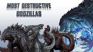 10 Most Destructive Godzilla Versions