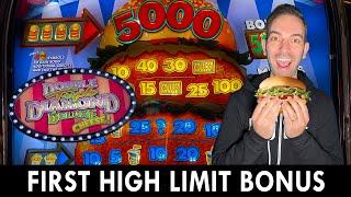 DOUBLE TRIPLE DIAMOND High Limit Bonus at $30/Spin!  