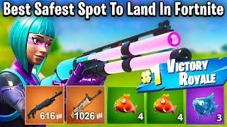 Best Safest Spot To Land In Fortnite (easy placement points)