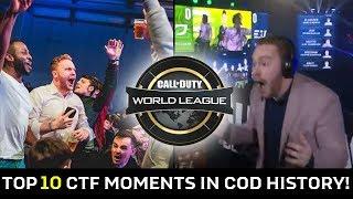 Top 10 BEST CTF CLUTCH Moments In COD HISTORY!