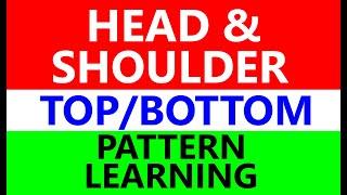 Head and Shoulder Top/Bottom Pattern Learning || Live example For Lupin