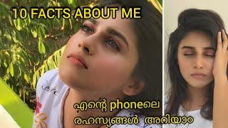 Top 10 facts about me#whats on my phone#malayali youtuber