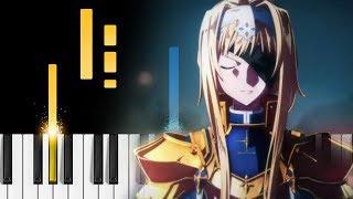 “unlasting” - Sword Art Online: Alicization – War of Underworld ED - Piano Tutorial