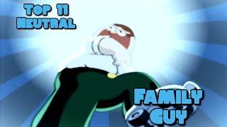 Top 11 Neutral: Family Guy