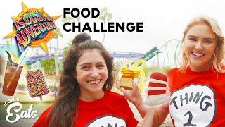 Ultimate Universal Food Challenge: Trying All Of The Islands Of Adventure Treats ft. Julia Tries