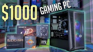 BEST $1000 Gaming PC Build Guide! (2021)